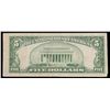 Image 3 : 1934A $5 Green Seal Federal Reserve Note Fr-1651 Grades vf+