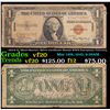 Image 1 : 1935A $1 "Short Snorter" Silver Certificate Hawaii WWII Emergency Currency Grades vf, very fine