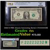 Image 1 : PCGS 2006 $1 FRN Atlanta Interesting Serial # F22223232M Graded f15 By PCGS
