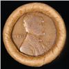 Image 2 : Mixed small cents 1c orig shotgun roll, 1919-d Wheat Cent, 1891 Indian Cent other end, Brinks Wrappe