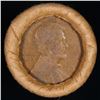 Image 2 : Mixed small cents 1c orig shotgun roll, 1917-d Wheat Cent, 1899 Indian Cent other end, Brinks Wrappe