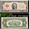 1928G $2 Red Seal United States Note Fr-1508 Grades vf+