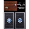 1972-s 40% Silver Proof "Brown" Eisenhower Ike Dollar Eisenhower Dollar $1