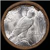 Image 3 : ***Auction Highlight*** Solid Uncirculated Peace silver dollar roll 1925 & P Ends, 20 coins (fc)