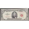 Image 2 : **Star Note** 1963 $5 Red Seal United States Note Fr-1536* Grades vf+