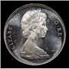 Image 2 : 1966 Large Beads Canada Silver $1 Elizabeth II KM-64.1 Grades Choice Unc PL