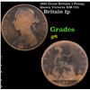 Image 1 : 1891 Great Britain 1 Penny, Queen Victoria KM-755 Grades g+