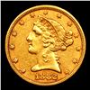 Image 2 : ***Auction Highlight*** 1882-p Gold Liberty Half Eagle $5 Graded ms61 By SEGS (fc)
