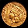 Image 2 : ***Auction Highlight*** 1878 Three Dollar Gold 3 Graded Select Unc By USCG (fc)