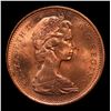 Image 2 : 1967 Canada Centennial 1c, Elizabeth II KM-65 Grades Choice Unc