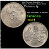 Image 1 : 1960 Taiwan (Republic of China, Formosa) 1 Yuan Y-536 Grades Choice Unc