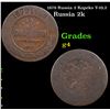 Image 1 : 1879 Russia 2 Kopeks Y-10.2 Grades g, good