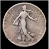 Image 2 : 1916 France 1 Franc, Silver KM-844.1 Grades vg+