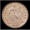 Image 2 : ***Auction Highlight*** 1849-o Seated Liberty Dime O Above Bow 10c Graded Select+ Unc BY USCG (fc)