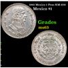 Image 1 : 1961 Mexico 1 Peso KM-459 Grades Select Unc