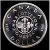 Image 3 : 1964 Canada $1 Centennial, Charlottetown Quebec, Elizabeth II KM-58 Grades GEM+ UNC PL