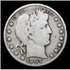 Image 2 : 1907-p Franklin Half Dollar 50c Grades vg+