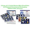 Image 1 : Group of 2 United States Mint Proof Sets 2006-2007 24 coins.