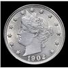Image 2 : 1902 Liberty Nickel 5c Grades Select+ Unc