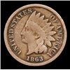 Image 2 : 1863 Indian Cent 1c Grades vf, very fine