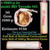 Image 1 : Shotgun Lincoln 1c roll, 1980-p 50 pcs Wrapper