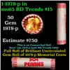 Image 1 : Shotgun Lincoln 1c roll, 1978-p 50 pcs Brandt Wrapper