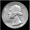 Image 2 : 1963-p Washington Quarter Mint Error 25c Grades Choice AU/BU Slider