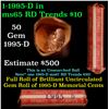 Image 1 : Shotgun Lincoln 1c roll, 1995-d 50 pcs Wrapper