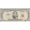 Image 2 : 1953B Red Seal $5 Legal Tender Note Grades f, fine