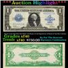 ***Auction Highlight*** 1923 $1 Large Size Blue Seal Silver Certificate, Rare Woods-Tate FR-239 Key 
