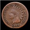 Image 2 : 1864 Bronze Indian Cent 1c Grades vg, very good