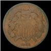 Image 2 : 1865 Two Cent Piece 2c Grades vg, very good