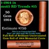 Image 1 : Shotgun Lincoln 1c roll, 1964-p 50 pcs Chicago 40 Wrapper