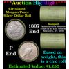 ***Auction Highlight*** Manufactures Hanover Trust Shotgun 1897 & 'P' Ends Mixed Morgan/Peace Silver