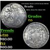 1754 Italian States LUCCA Scudo KM-66 Grades f+
