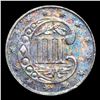 Image 3 : ***Auction Highlight*** 1868 Three Cent Silver 3cs Graded ms64+ By SEGS (fc)