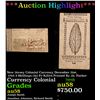 ***Auction Highlight*** New Jersey Colonial Currency December 31st, 1763 3 Shillings (3s) Fr-NJ154 P