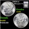 Image 1 : 1904-o Morgan Dollar $1 Graded ms66 By SEGS