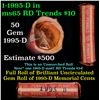 Image 1 : Shotgun Lincoln 1c roll, 1995-d 50 pcs Wrapper