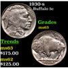 Image 1 : 1930-s Buffalo Nickel 5c Grades Select Unc