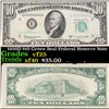 1950D $10 Green Seal Federal Reserve Note Grades vf+