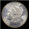 Image 2 : 1887-p Morgan Dollar $1 Grades Choice Unc+ PL