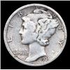 Image 2 : 1925-s Mercury Dime 10c Grades f+