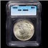 Image 2 : 1922-p Peace Dollar $1 Graded ms63 By ICG
