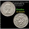 1961 Australia 1 Shilling 1s KM-59 Grades AU Details