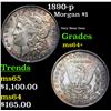Image 1 : 1890-p Morgan Dollar $1 Grades Choice+ Unc