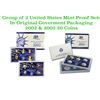 Image 1 : Group of 2 United States Mint Proof Sets 2002-2003 20 coins.