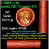 Image 1 : Shotgun Lincoln 1c roll, 1964-p 50 pcs Brandt Wrapper