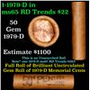 Image 1 : Shotgun Lincoln 1c roll, 1979-d 50 pcs Brandt Wrapper