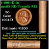 Image 1 : Shotgun Lincoln 1c roll, 1961-d 50 pcs Brandt Wrapper